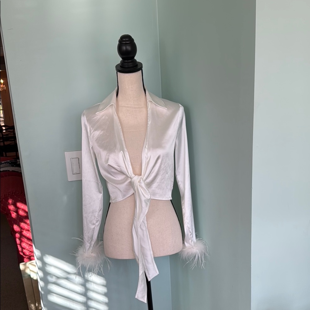 Blue Blush Top. Size S